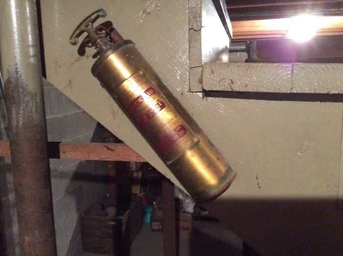 antique fire extinguisher 