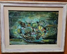 Vintage framed and unframed artwork.