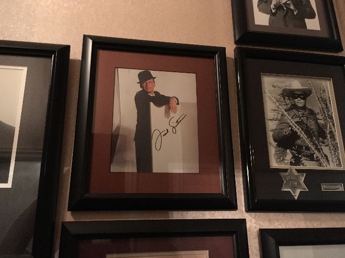 Signed Frank Sinatra Custom Framed