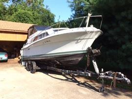 1984 Carver Yacht SunSeeker Monterey (2687) 27' 260 hpV8 Mere Cruiser with trailer