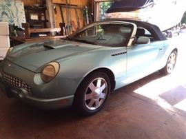 2002 Ford Thunderbird Convertable Premium. Hard top with storage dolly and soft top. Only *69k miles* Garage kept