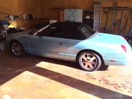2002 Ford Thunderbird Convertable Premium. Hard top with storage dolly and soft top. Only *69k miles* Garage kept