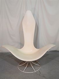Laverne "Tulip" chair. One of two.