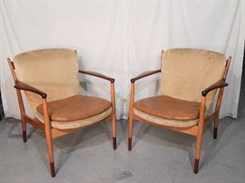 Pair of Finn Juhl armchairs