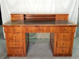Biedermeier Leather Top Desk
