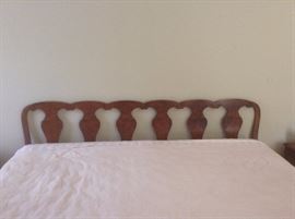 King size headboard matches bedroom suite