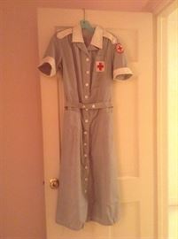 Vintage Red Cross Volunteer uniform