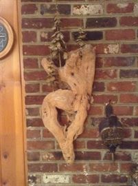 Artist signed Driftwood wall Art. C.1974
