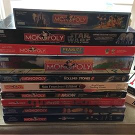 Monopoly Game Collection. Some New!