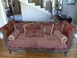 Scroll arm sofa/couch