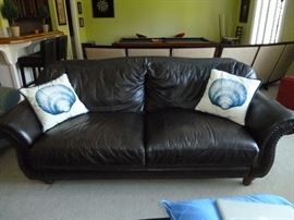 Distressed Leather sofa/couch