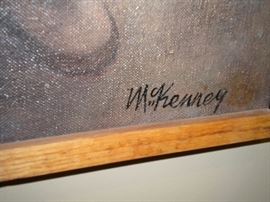 Boy and Kite by artist McKenney