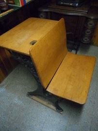Vintage school desk