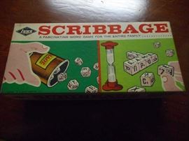 Vintage Lowe Scribbage game