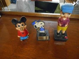 Vintage Mickey ,Snoopy figurines