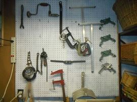 Vintage tools and clamps