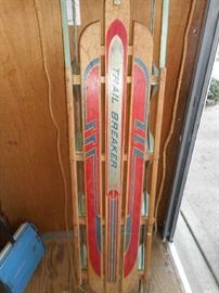 Vintage Trail Breaker wooden sled