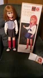 Vintage Talking Chamin Chatty Cathy doll with records