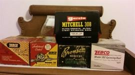 Vintage Zebco and Garcia reels