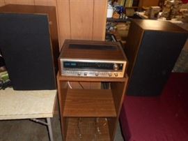Pioneer receiver model SX-636 with Pioneer speakers