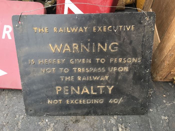 Railroad Executive sign