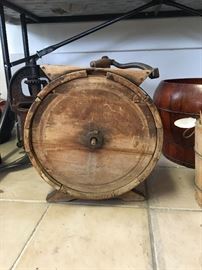 Antique table top butter churn