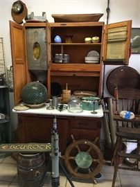 Oak Hoosier complete with all accessories and paperwork