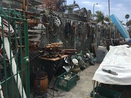 Variety of boat propellers of all sizes