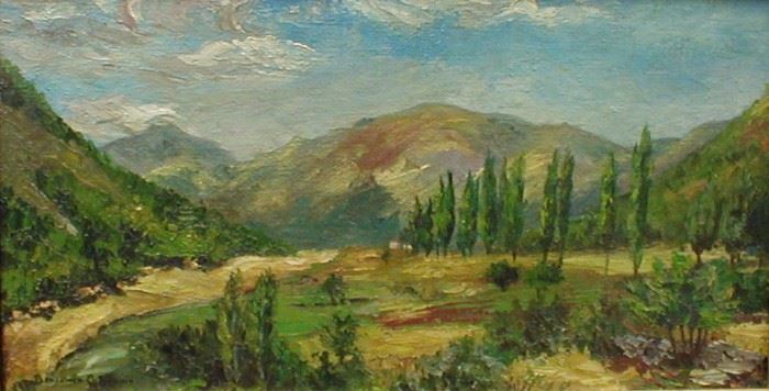 Benjamin Chambers Brown (1865-1942, California Impressionist Landscape artist.