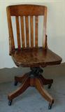 Antique swivel office chair.