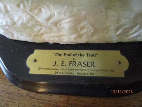 "The End of the Trail" by J. E. FRASER Sculpture