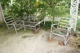 Metal patio furniture