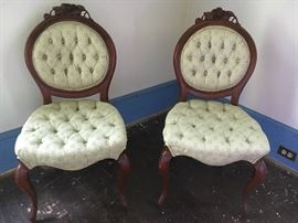 VIctorian side chairs