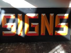 SIGNS orig art