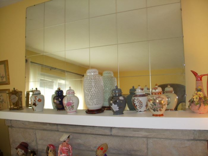 Collection of ginger jars