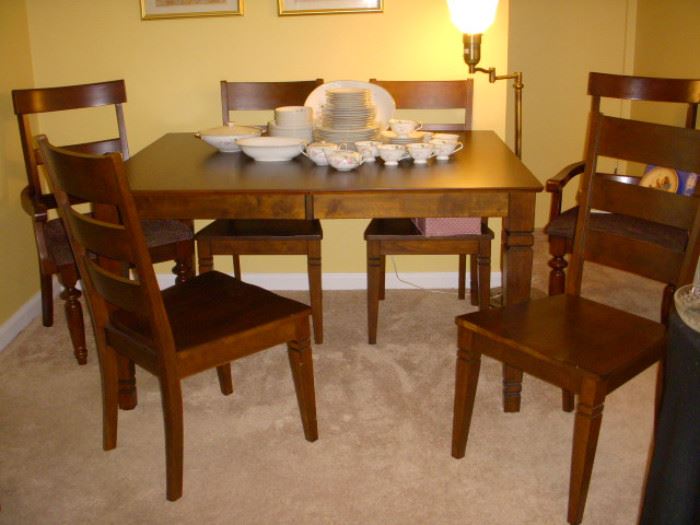 Another view of dining set