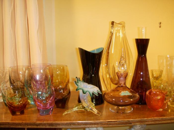 Mid-century glass