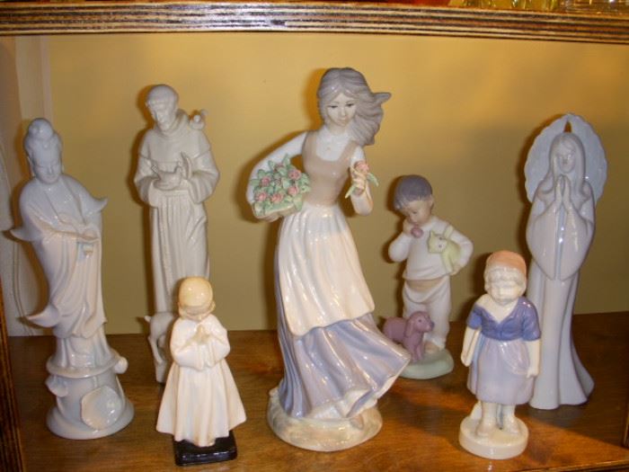 Figurines by assorted makers including Royal Doulton