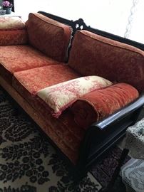 Living Room: vintage sofa.