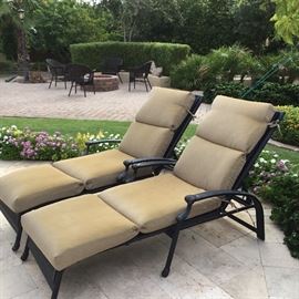 Outside lounge chairs