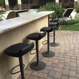 Outside bar stools