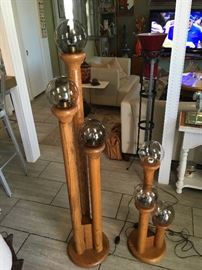 Set of 2 Mid century Lamps