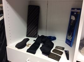 Ties, Belt Buckles, Tux items