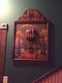 Hot Air Balloon Plaque