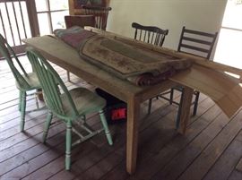 FARM TABLE!  great chairs