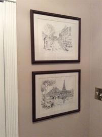 Pencil Drawings of Paris 