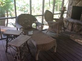 Wicker for the Outside - Chaise, Rocker and Chairs