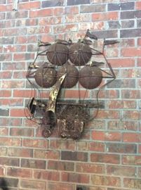 Hot Air Balloon Art - Metal
