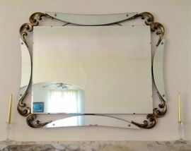 Gorgeous Shabby Chic Large Mantle Mirror