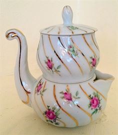 Stacked Ceramic Sugar & Creamer Set